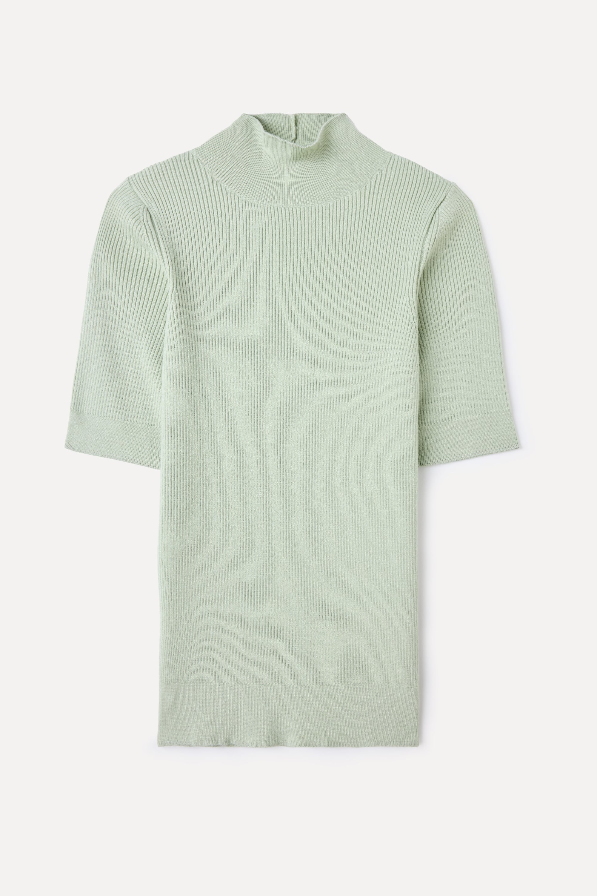 FITTED DİK YAKA 3/4 KOL TRİKO KAZAK