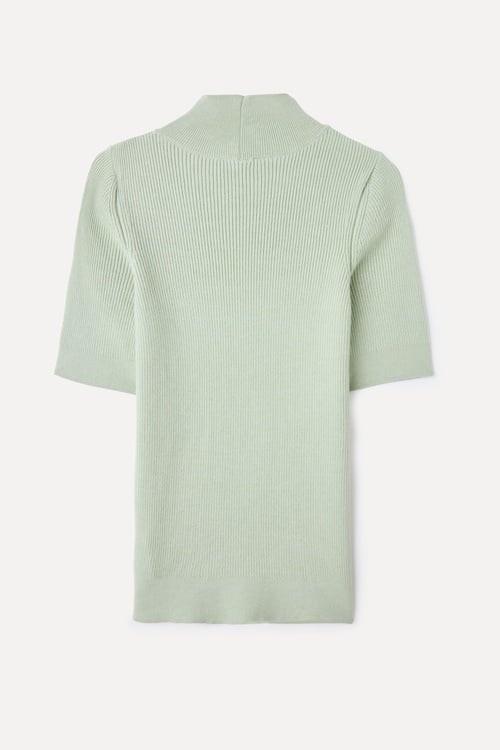 FITTED DİK YAKA 3/4 KOL TRİKO KAZAK