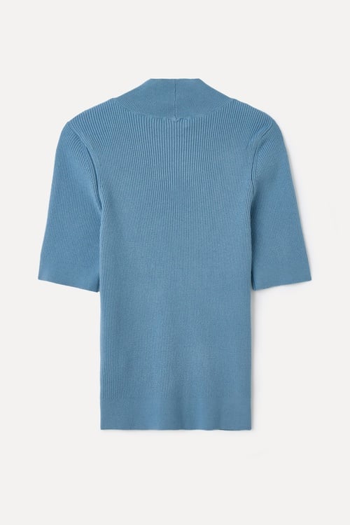 FITTED DİK YAKA 3/4 KOL TRİKO KAZAK