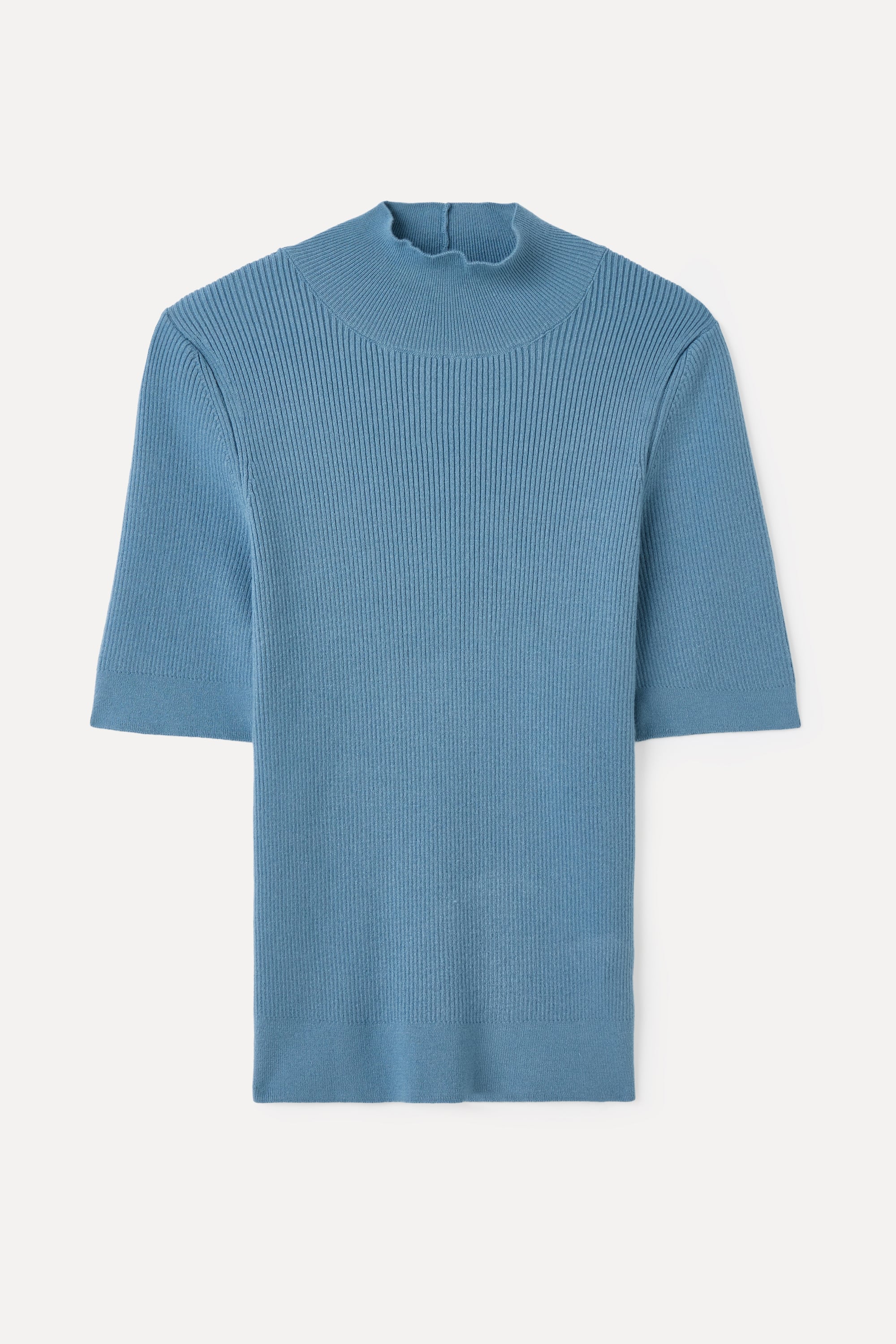 FITTED DİK YAKA 3/4 KOL TRİKO KAZAK