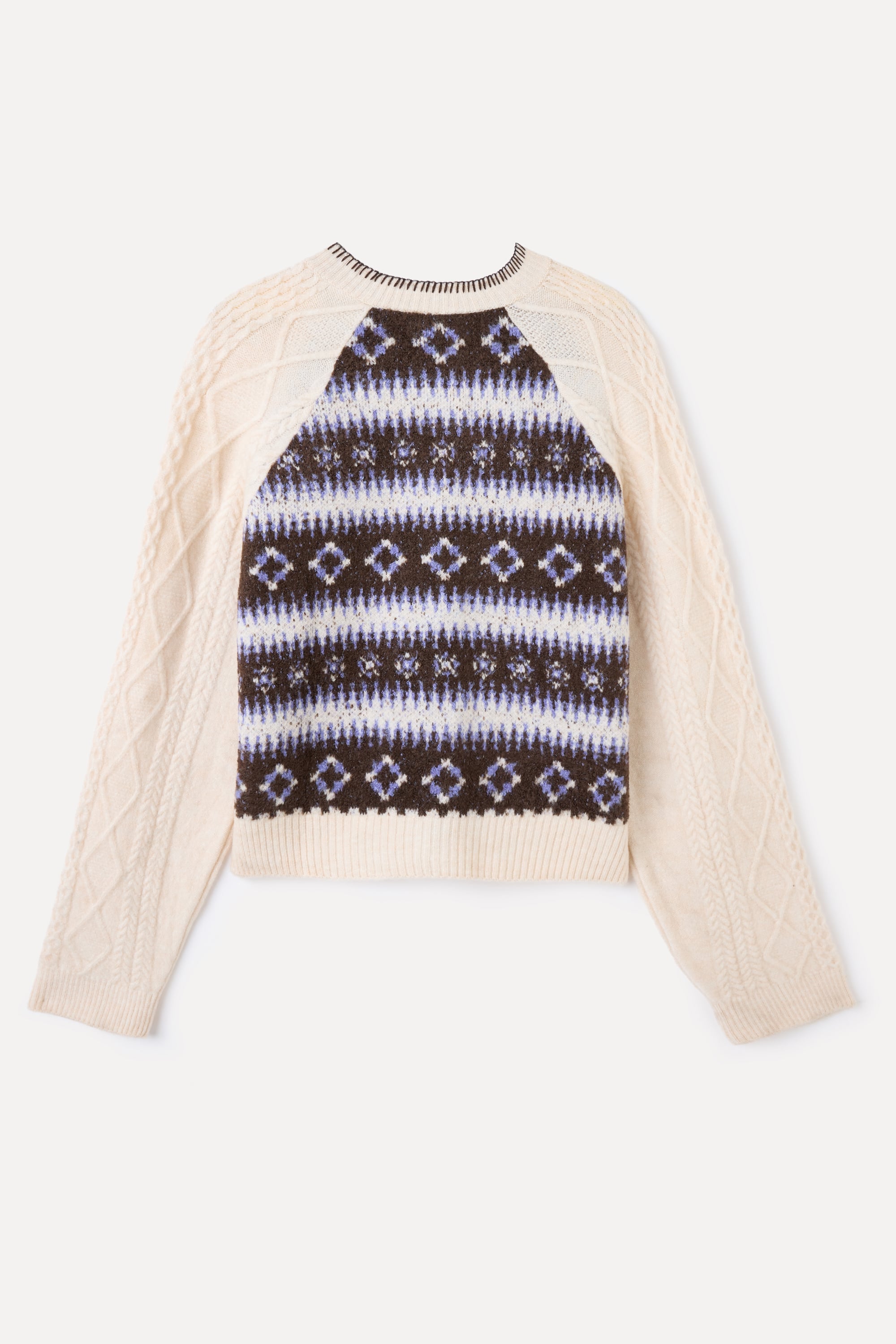 JAKARLI BİSİKLET YAKA HIRKA