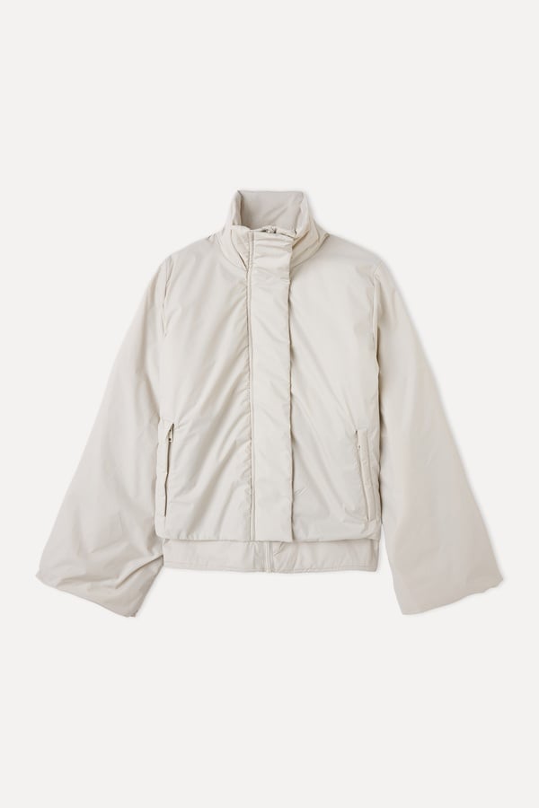 DİK YAKA PUFFER MONT