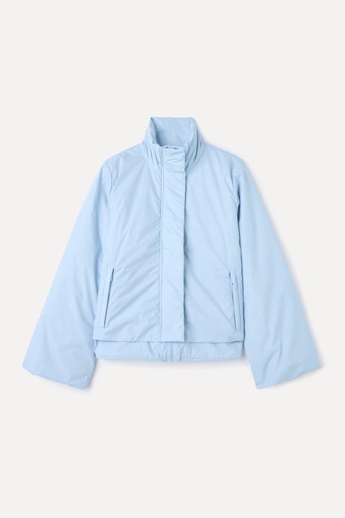 DİK YAKA PUFFER MONT