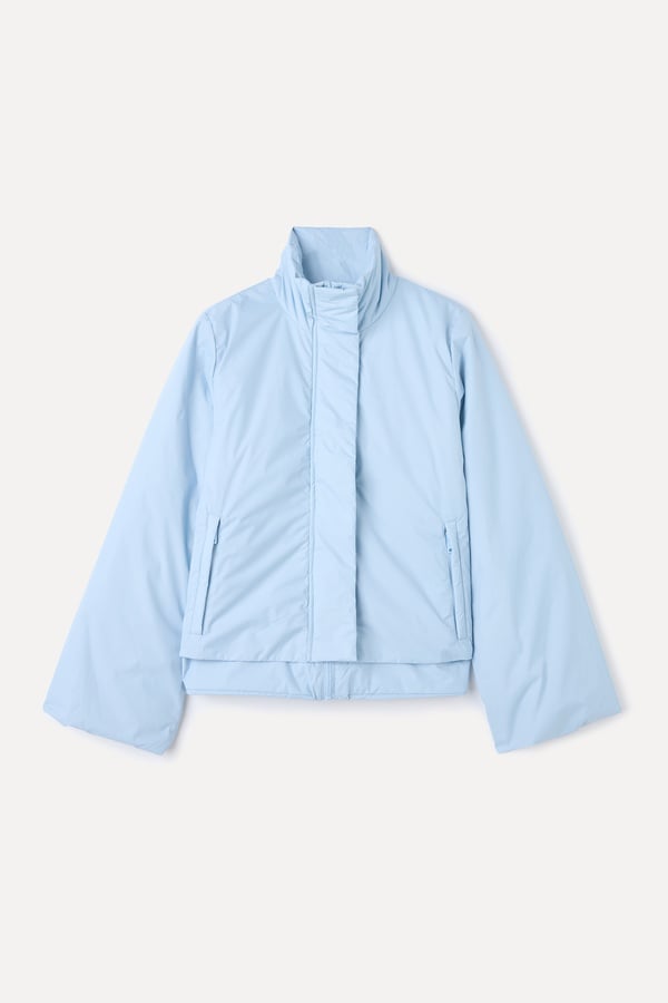 DİK YAKA PUFFER MONT