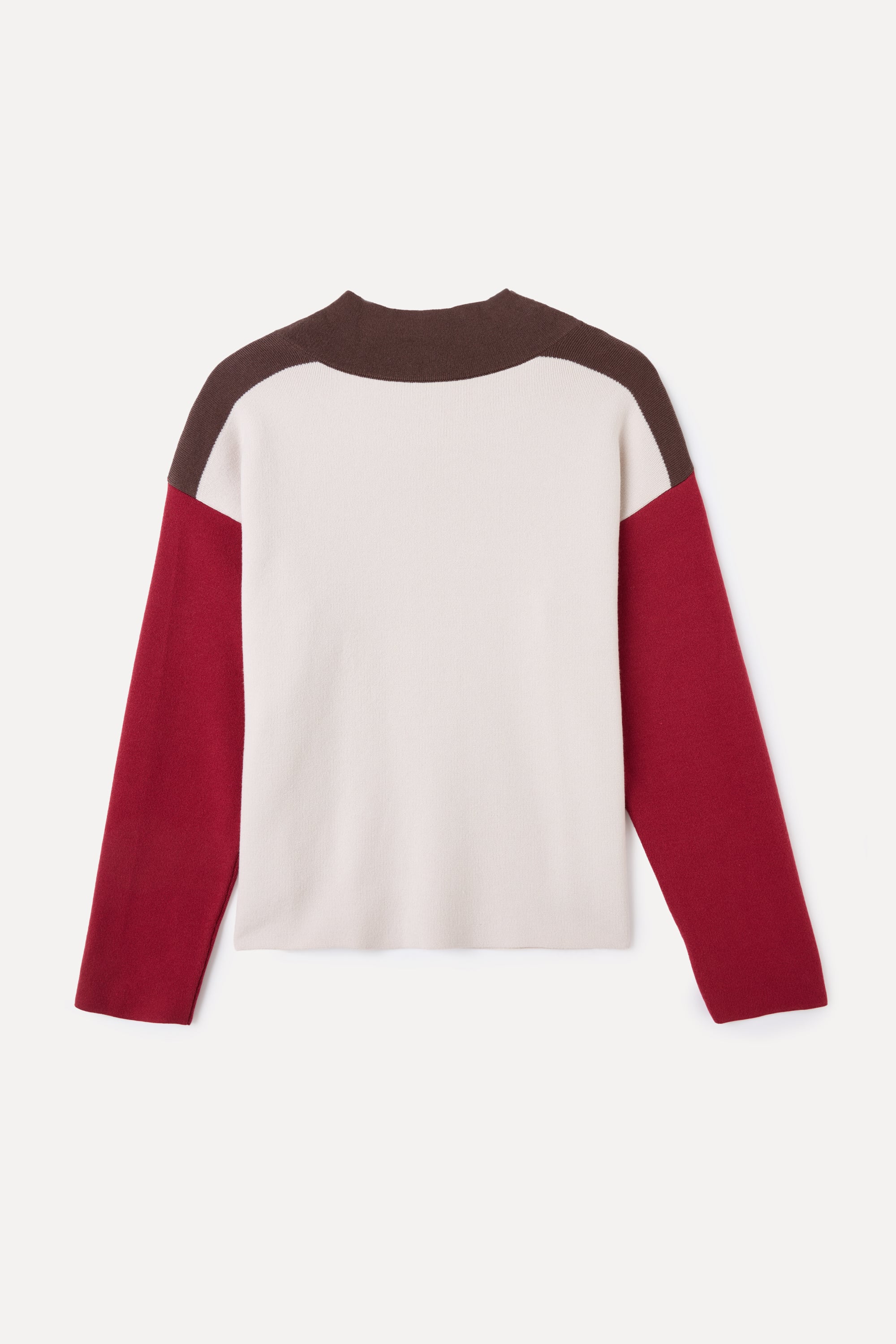 ÇOK RENKLİ DİK YAKA KAZAK