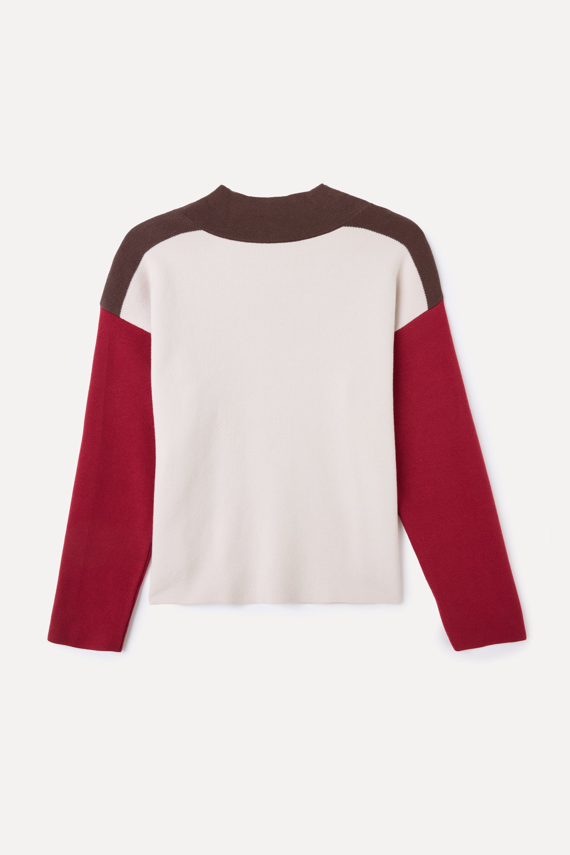 ÇOK RENKLİ DİK YAKA KAZAK