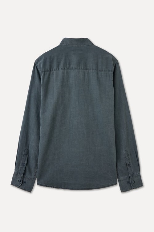 LİYOSEL KARIŞIMLI REGULAR FIT UZUN KOLLU GÖMLEK