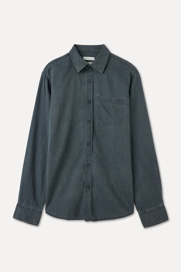 LİYOSEL KARIŞIMLI REGULAR FIT UZUN KOLLU GÖMLEK