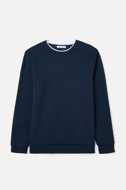 BİSİKLET YAKA SWEATSHIRT