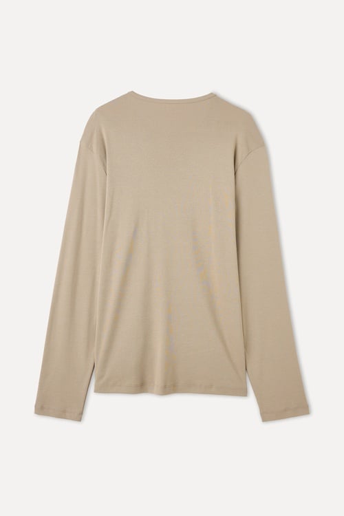  BİSİKLET YAKA UZUN KOLLU T-SHIRT