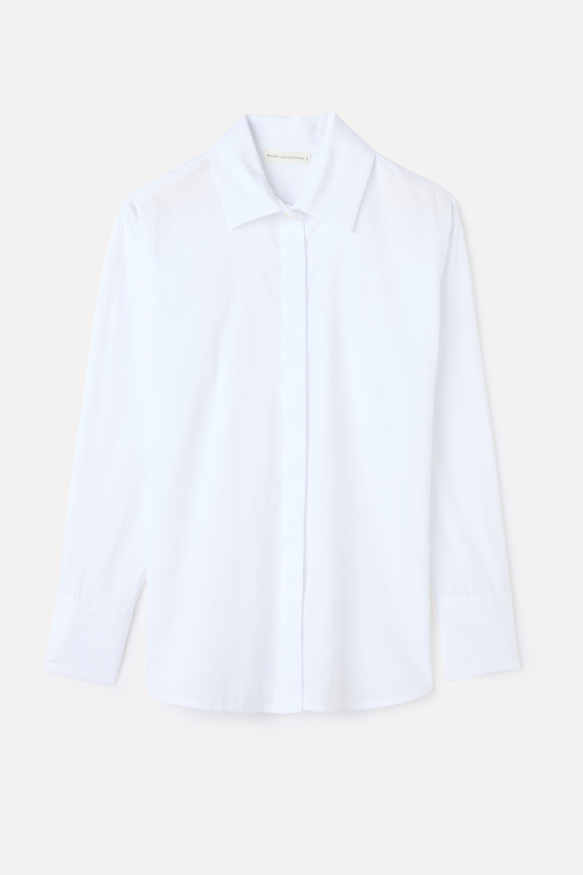 GİZLİ DÜĞMELİ UZUN KOLLU GÖMLEK