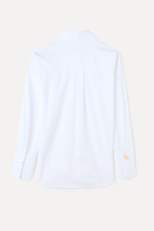  GİZLİ DÜĞMELİ UZUN KOLLU GÖMLEK