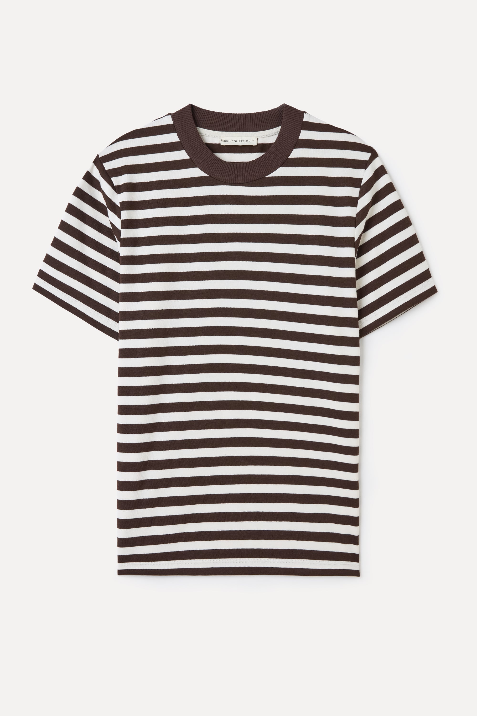 ÇİZGİLİ BİSİKLET YAKA T-SHIRT