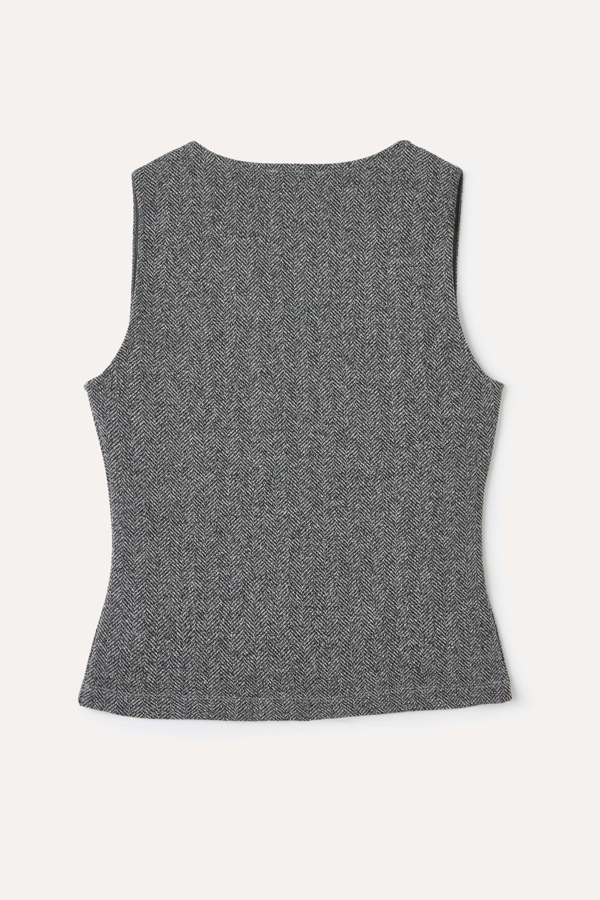 FITTED KARE YAKA KOLSUZ CEKET