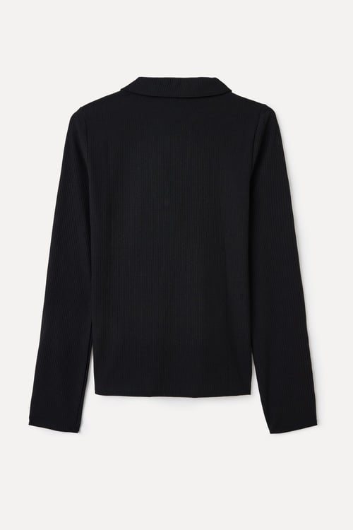 POLO YAKA UZUN KOLLU T-SHIRT