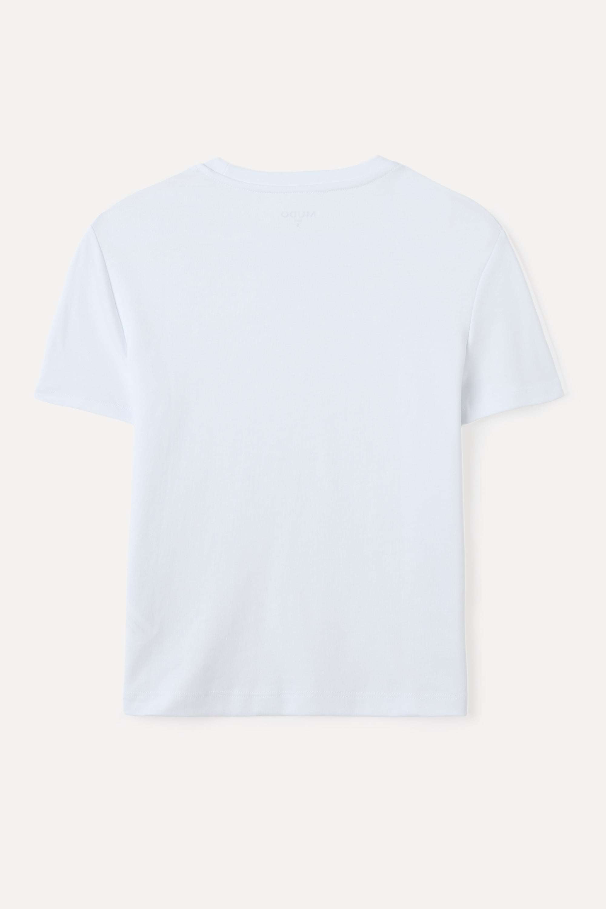 BİSİKLET YAKA CROP T-SHIRT