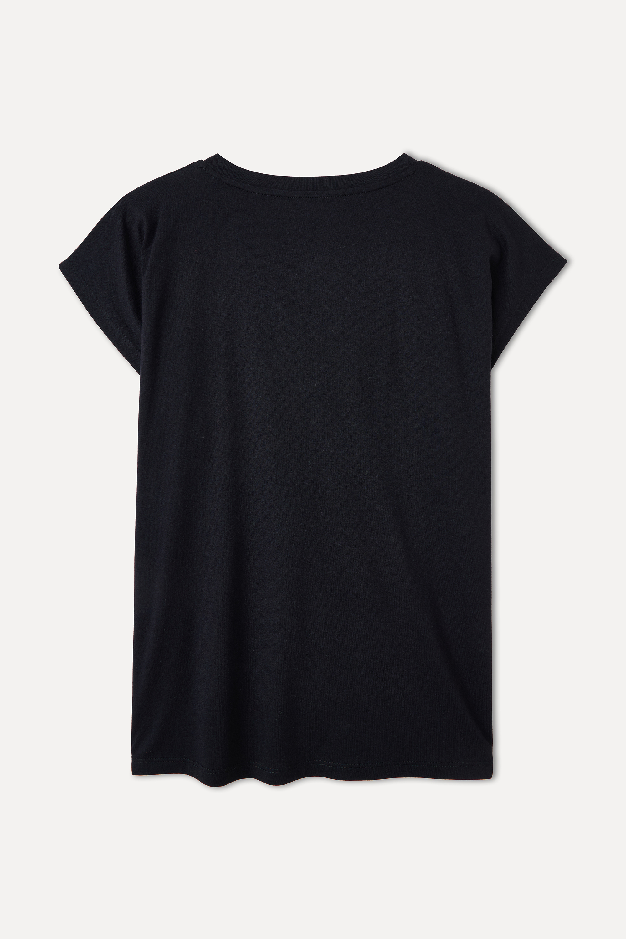 MODAL KARIŞIMLI V YAKA T-SHIRT