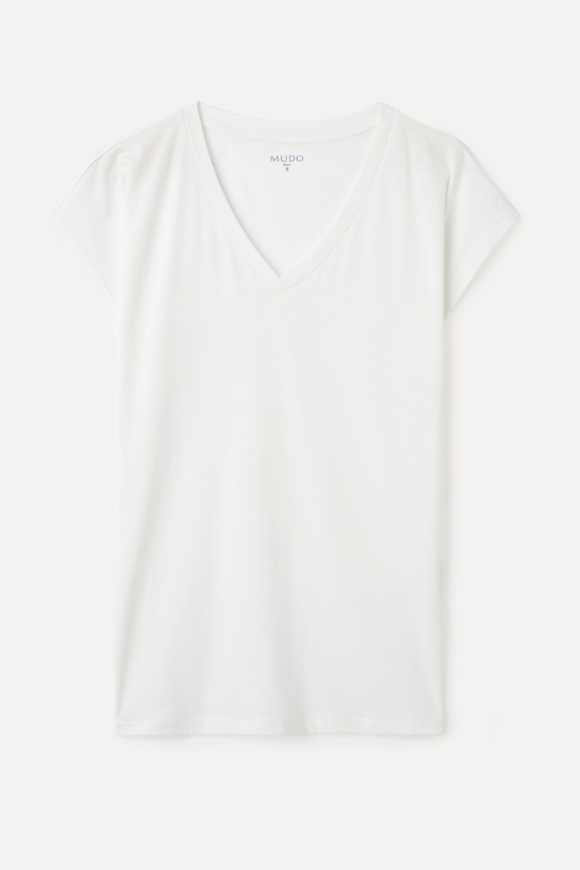 MODAL KARIŞIMLI V YAKA T-SHIRT