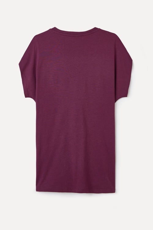 MODAL KARIŞIMLI V YAKA T-SHIRT