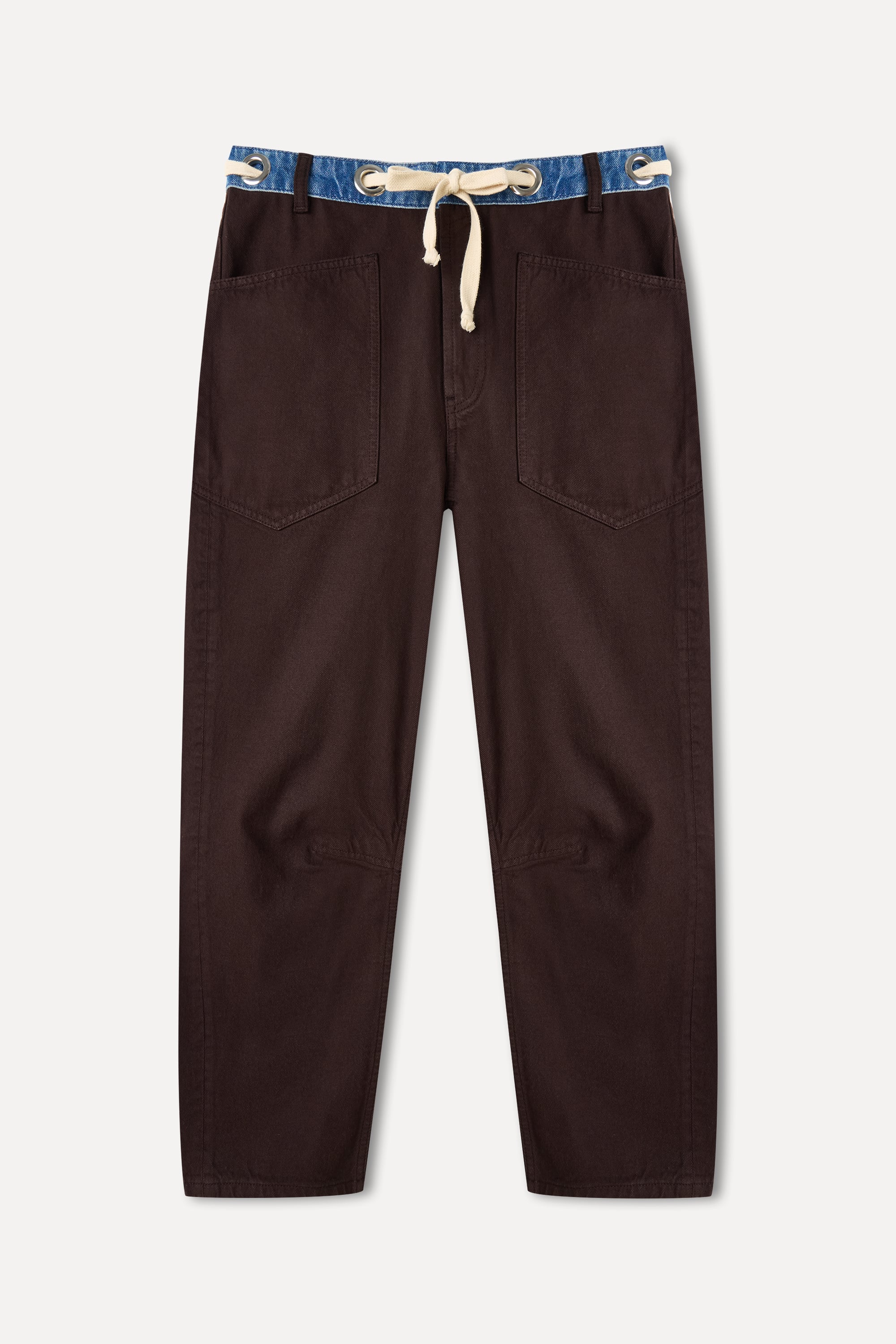 RENK BLOKLU BAĞLAMA DETAYLI PANTOLON