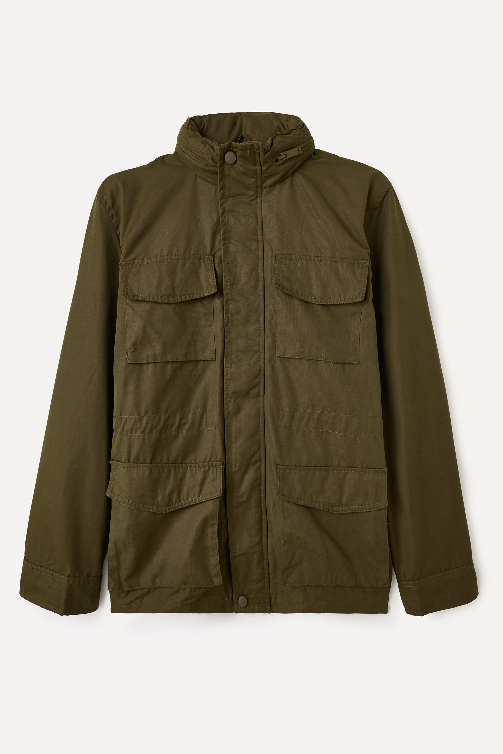 GİZLİ KAPÜŞONLU İNCE MONT