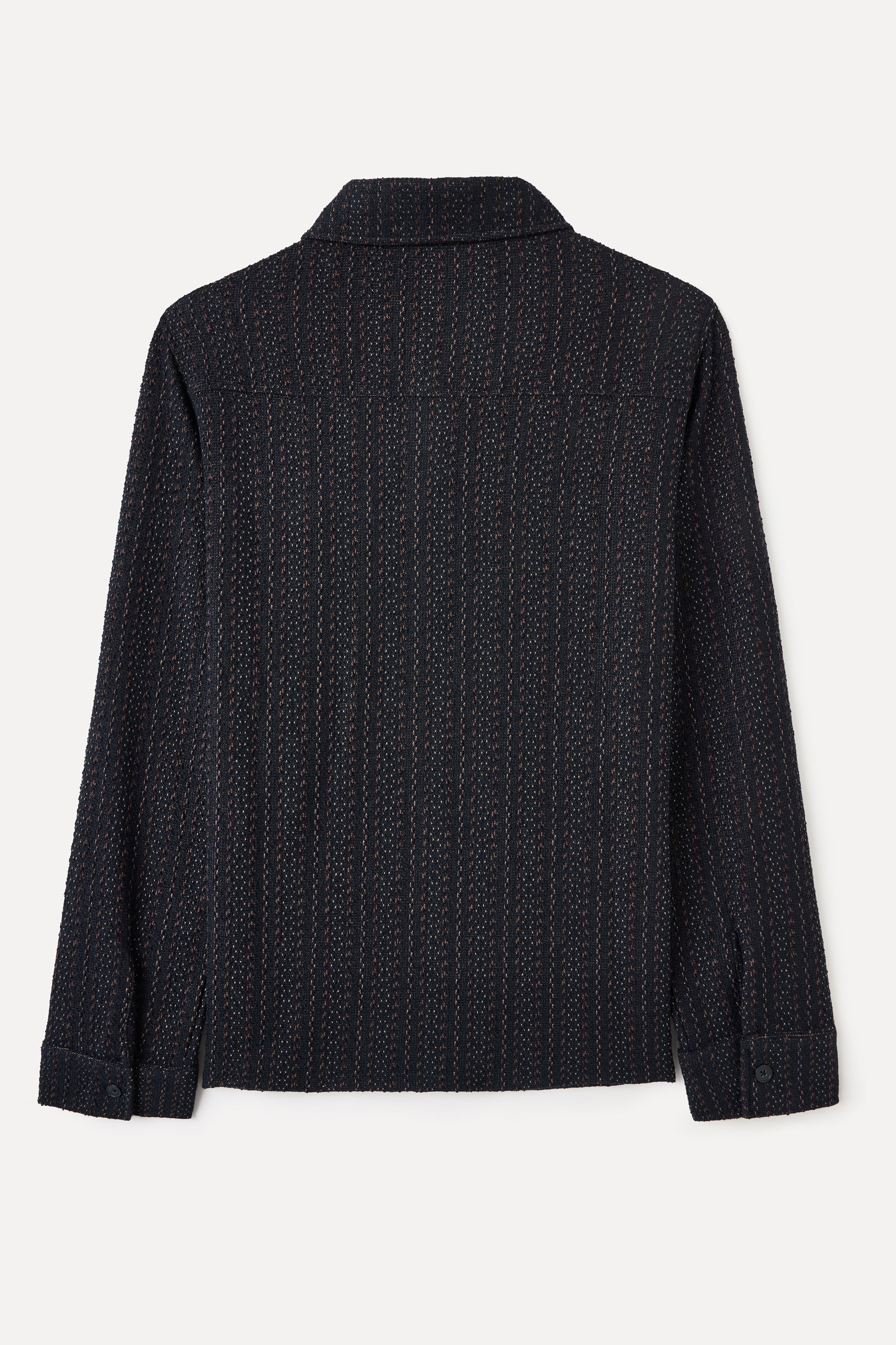 ÇİZGİLİ ÖRME GÖMLEK CEKET