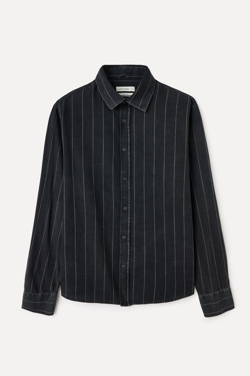 ÇİZGİLİ REGULAR FIT UZUN KOLLU GÖMLEK