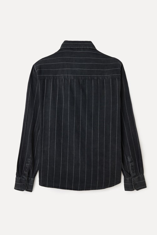 ÇİZGİLİ REGULAR FIT UZUN KOLLU GÖMLEK