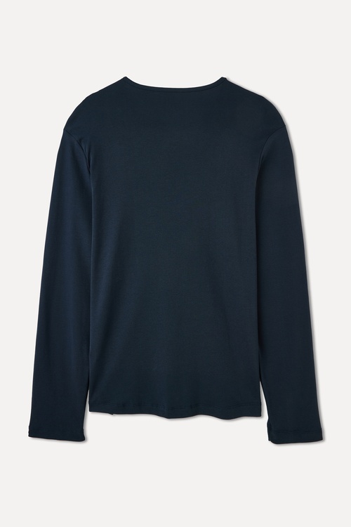 BİSİKLET YAKA UZUN KOLLU T-SHIRT