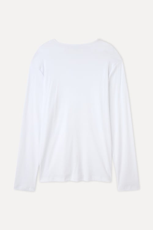 BİSİKLET YAKA UZUN KOLLU T-SHIRT