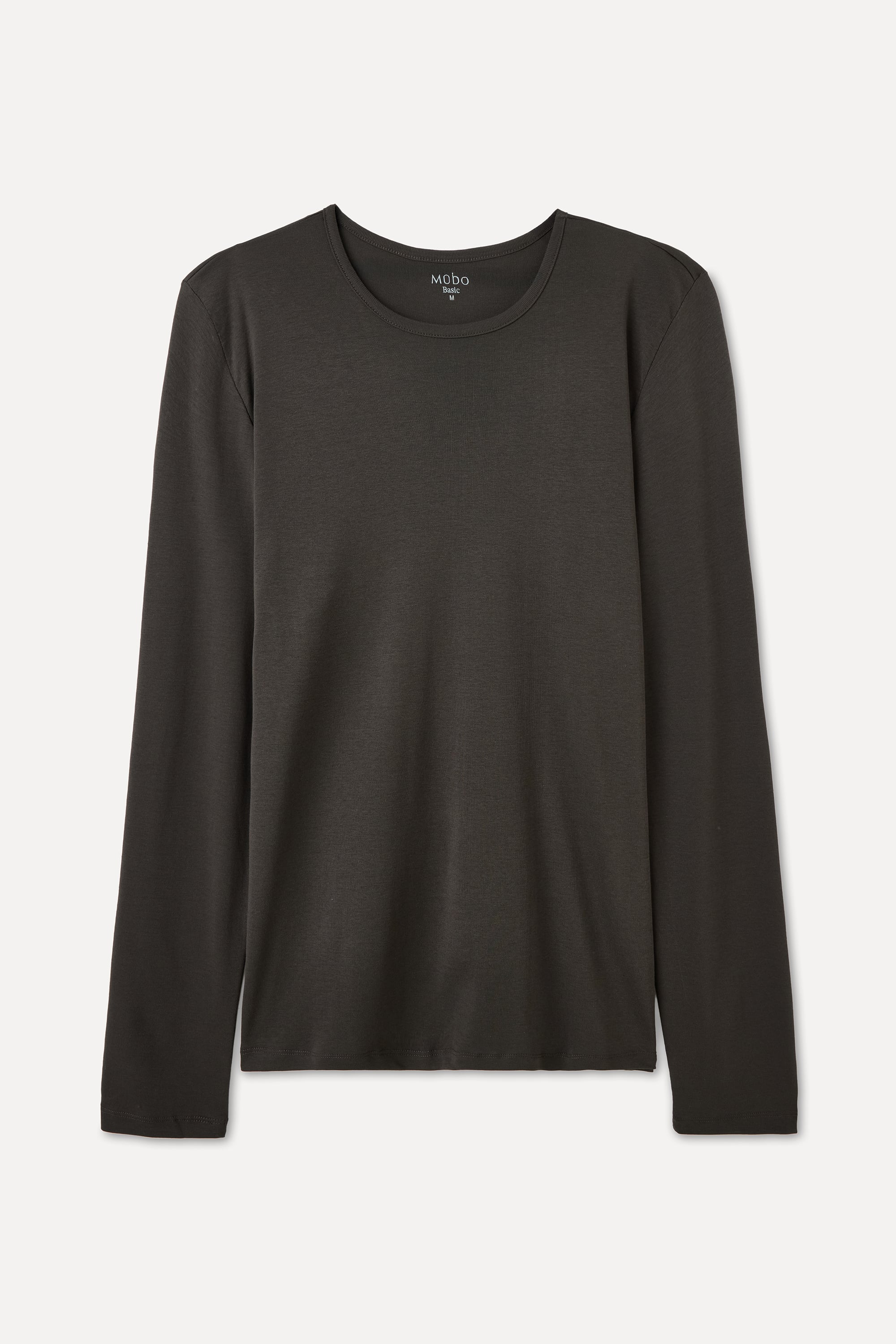 BİSİKLET YAKA UZUN KOLLU T-SHIRT