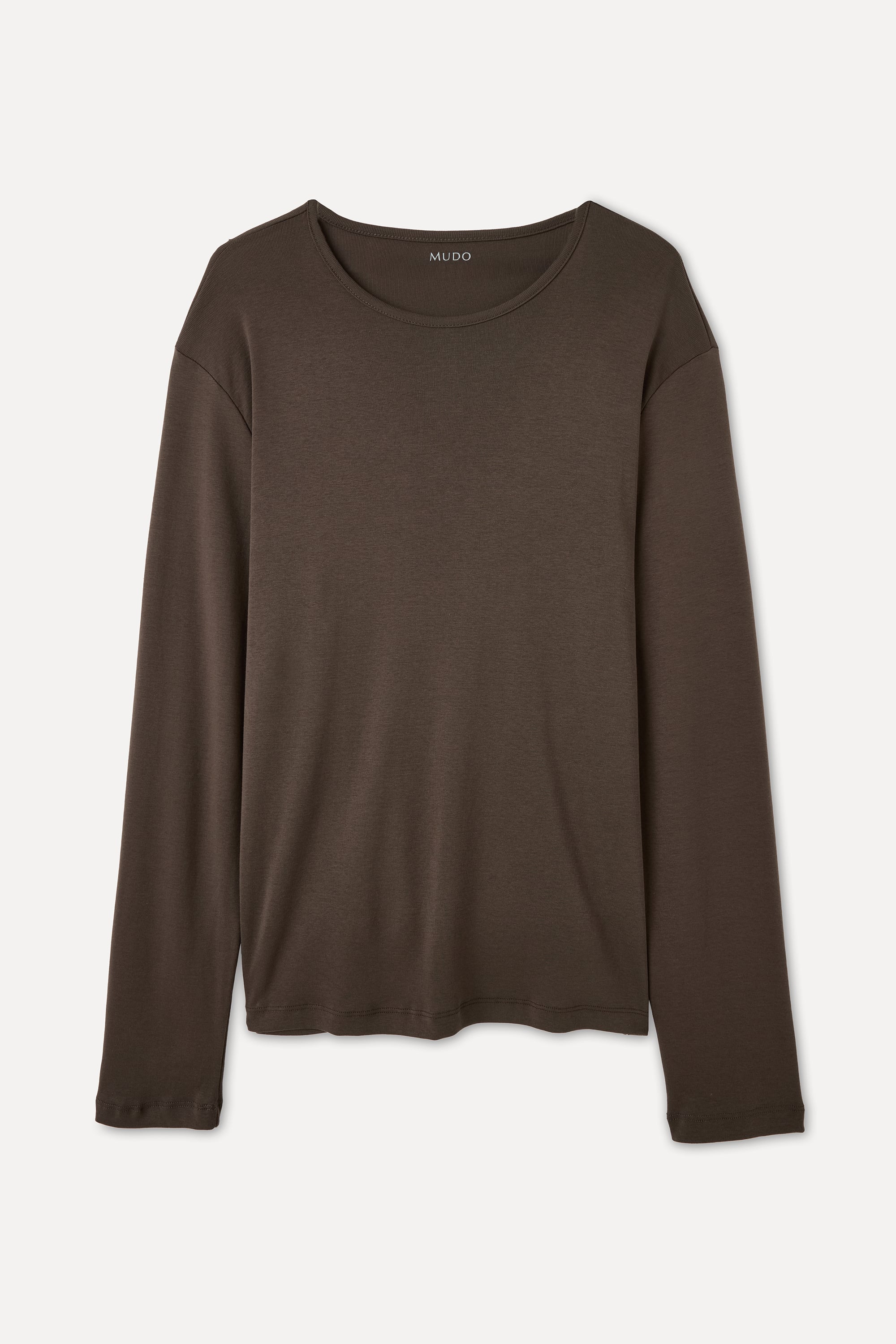 BİSİKLET YAKA UZUN KOLLU T-SHIRT