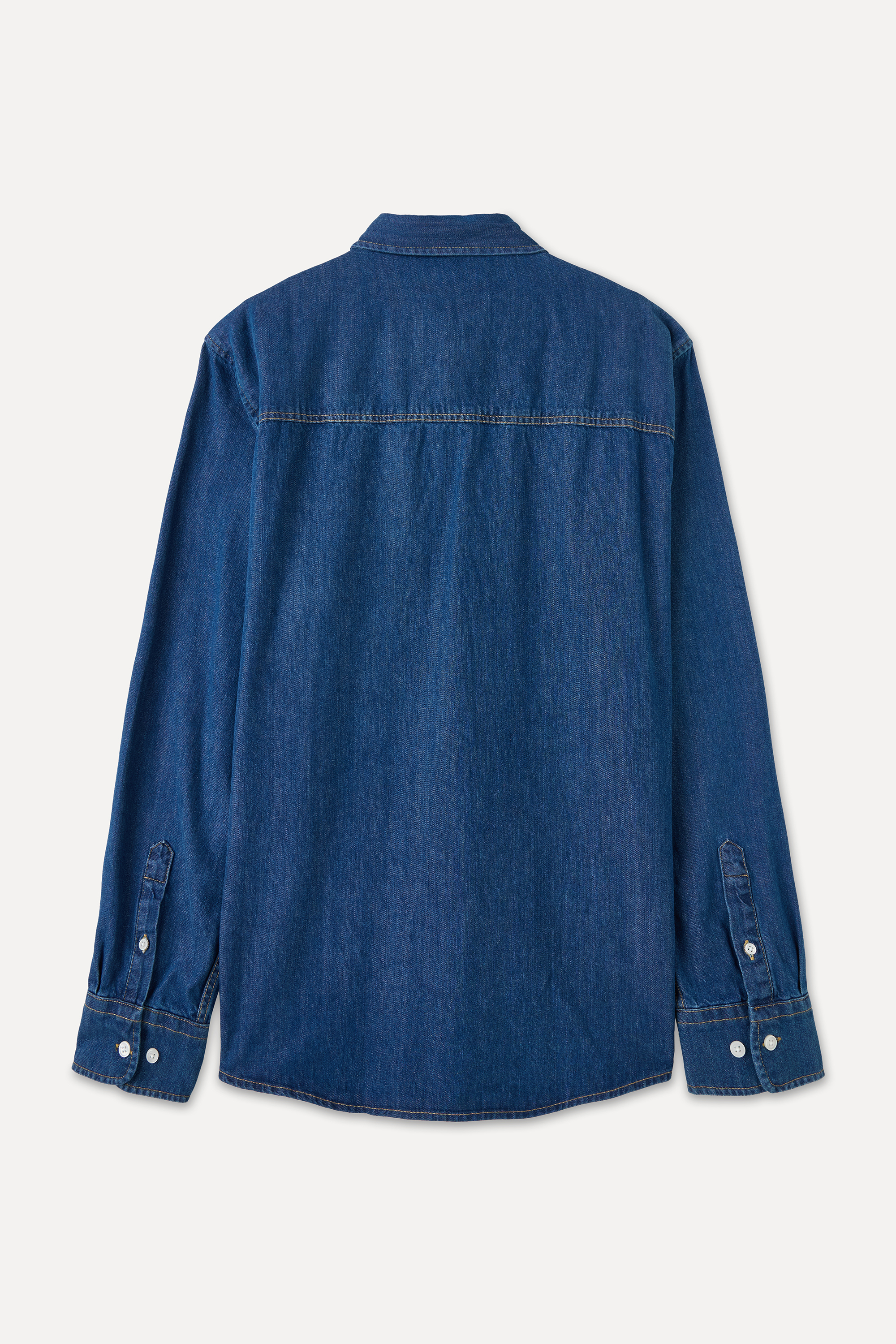 REGULAR FIT UZUN KOLLU JEAN GÖMLEK