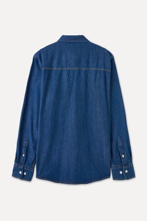  REGULAR FIT UZUN KOLLU JEAN GÖMLEK