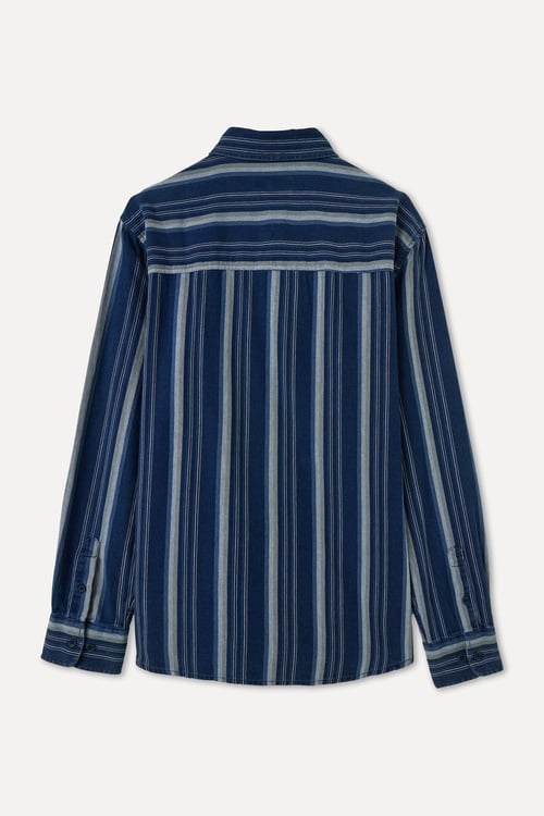  ÇİZGİLİ REGULAR FIT UZUN KOLLU GÖMLEK