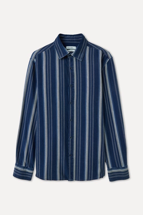  ÇİZGİLİ REGULAR FIT UZUN KOLLU GÖMLEK