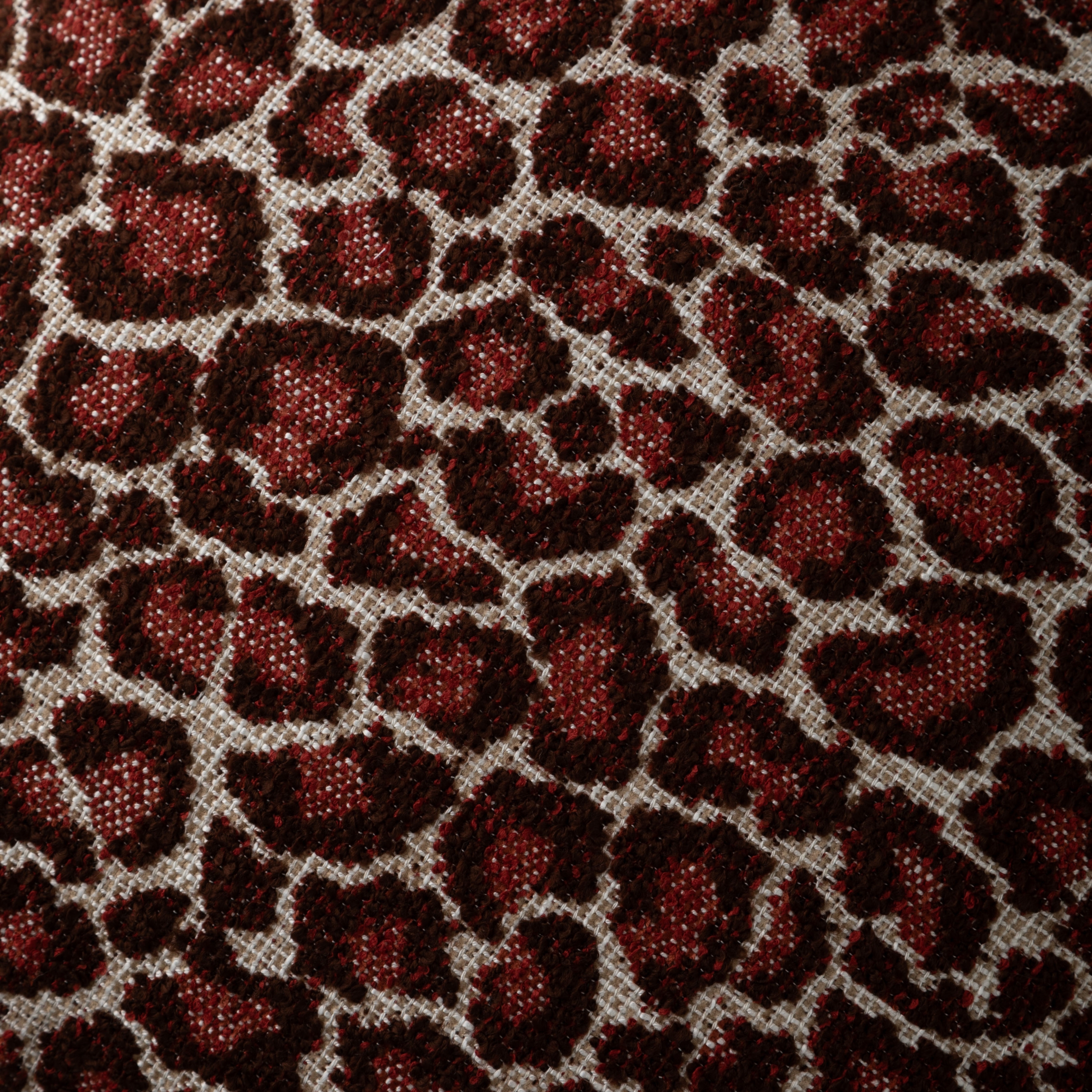 LEONA KIRLENT KIZIL KAHVE 45X45