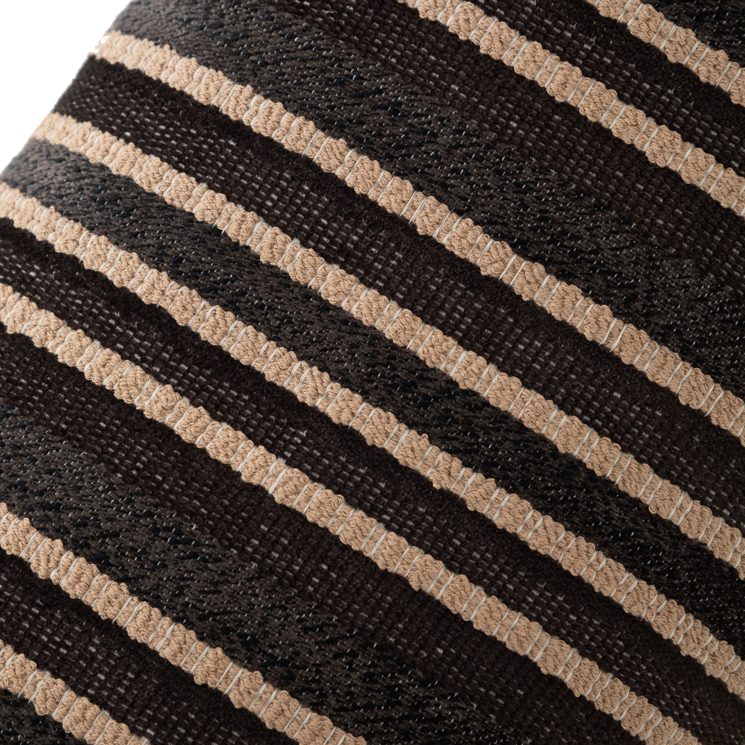 RINA ÇİZGİLİ KIRLENT SİYAH 35X55