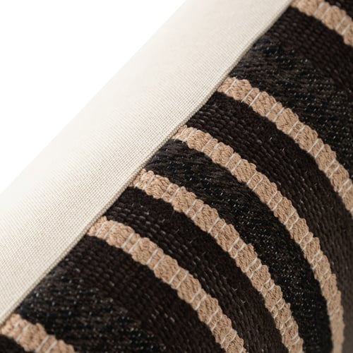 RINA ÇİZGİLİ KIRLENT SİYAH 35X55