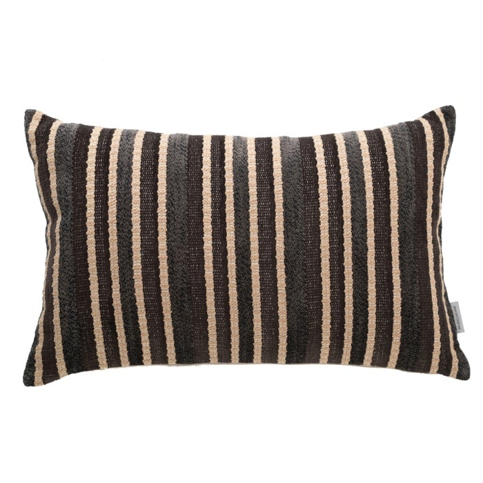 RINA ÇİZGİLİ KIRLENT SİYAH 35X55