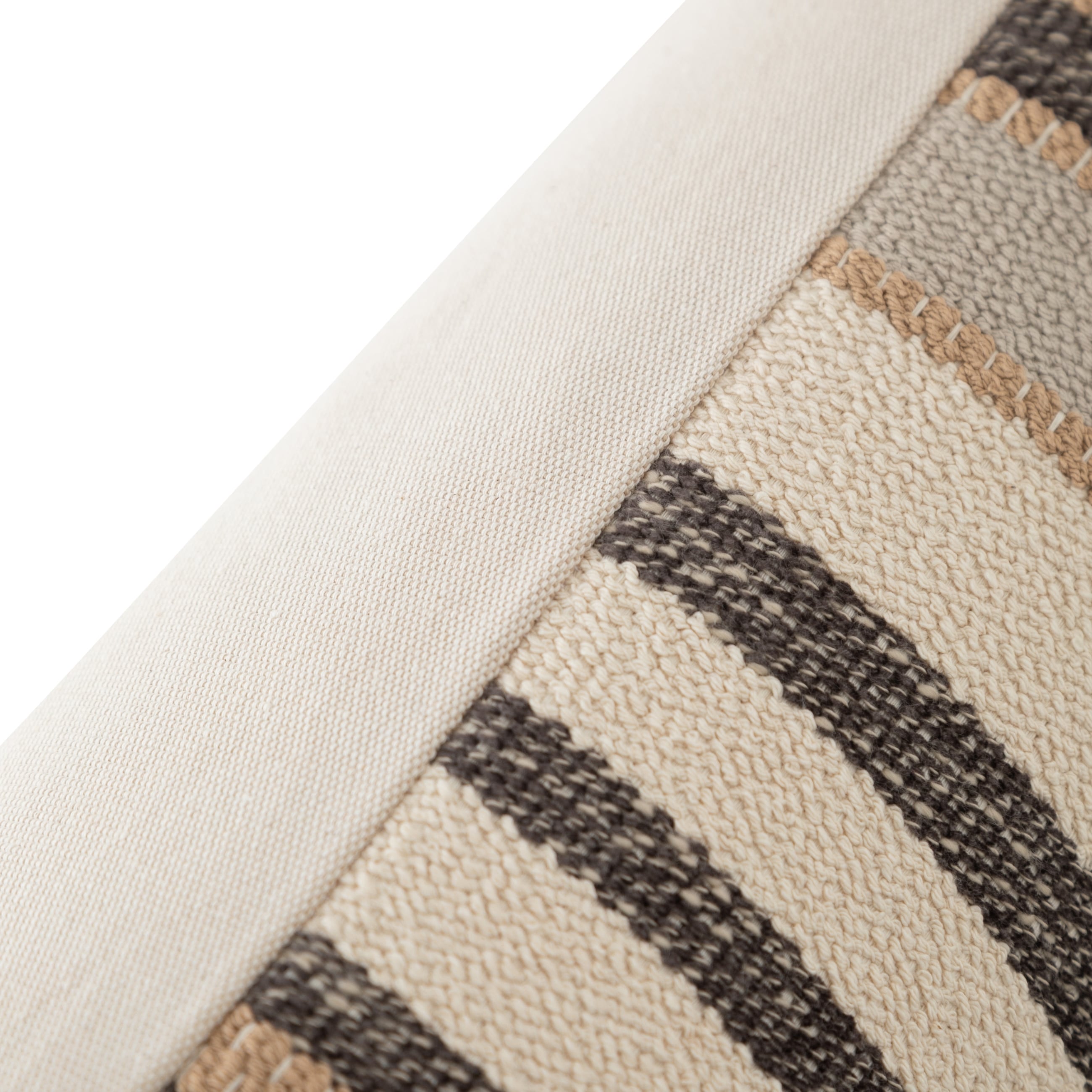 EVA ÇİZGİLİ KIRLENT EKRU 40X70