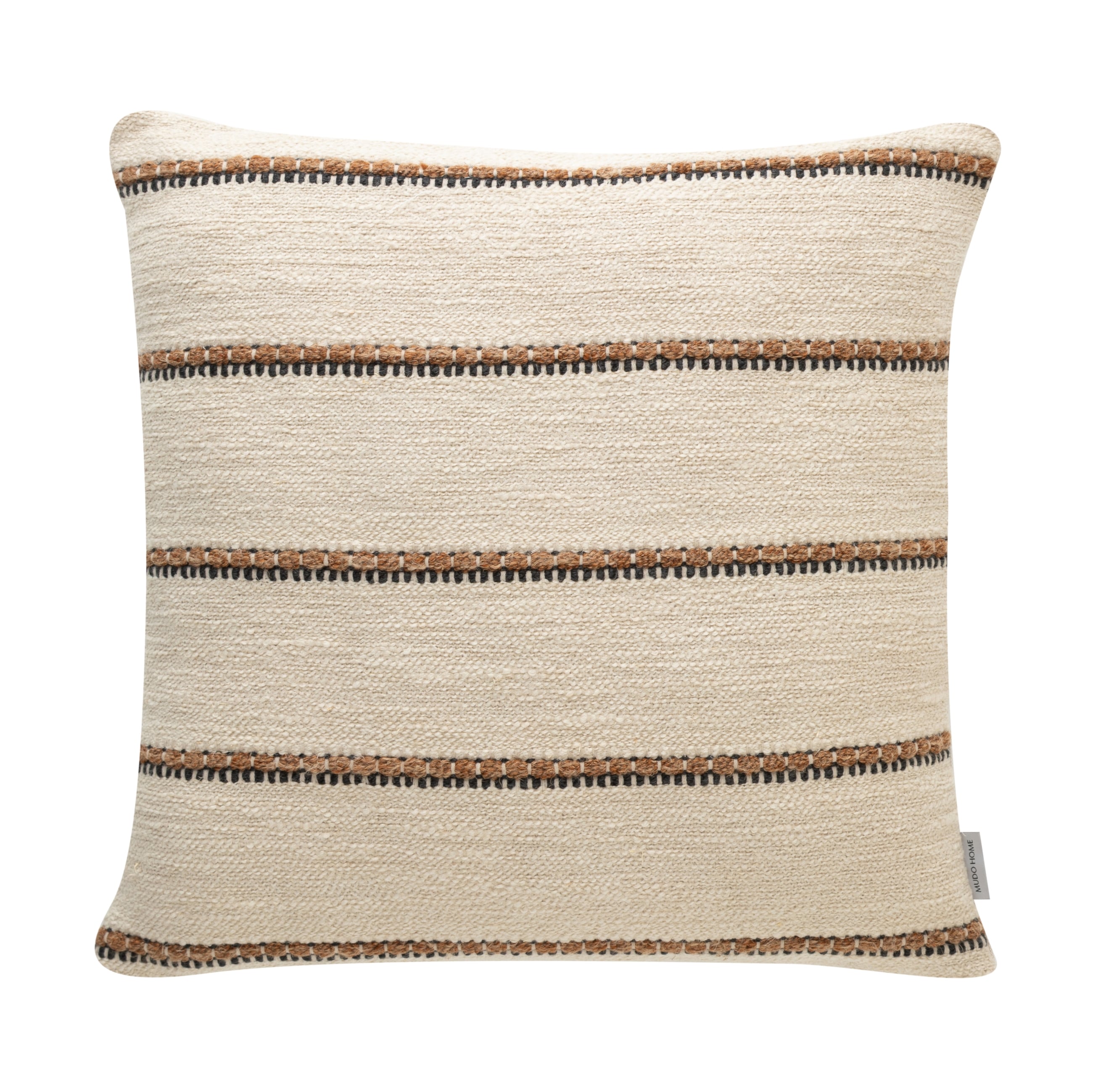 VIOLA ÇİZGİLİ KIRLENT EKRU 50X50