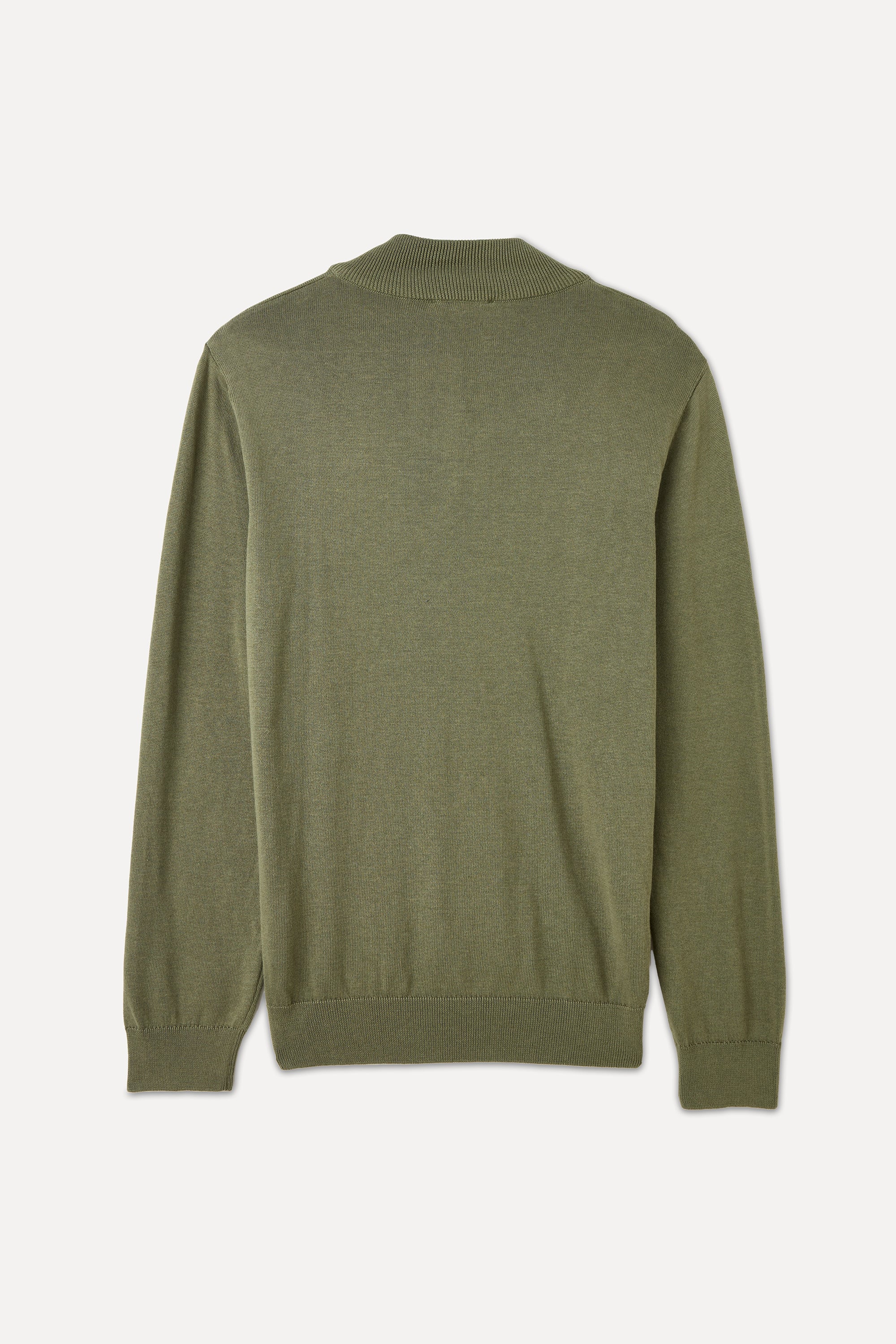 FERMUARLI DİK YAKA TRİKO KAZAK