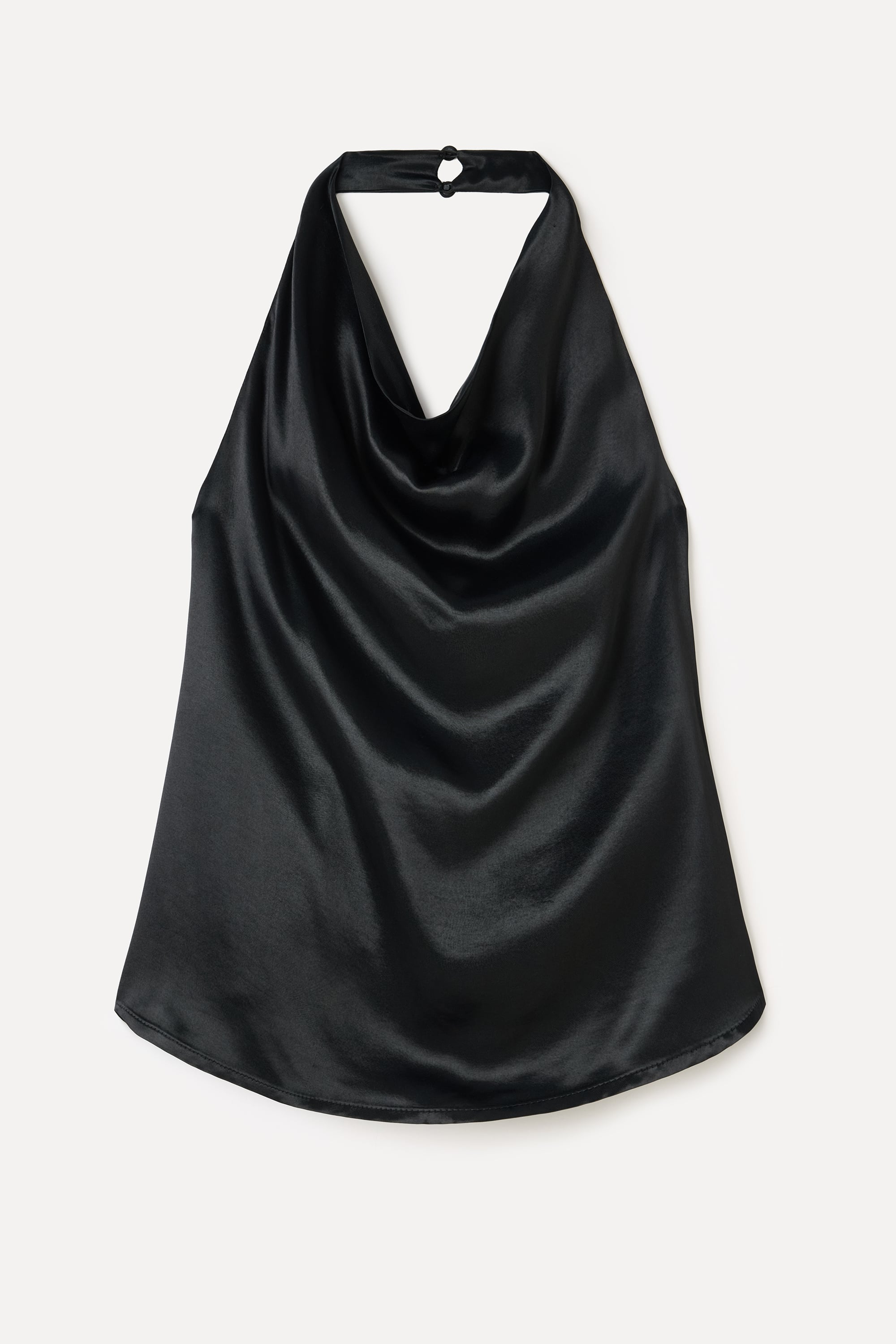 SATEN SIRTI AÇIK BLUZ