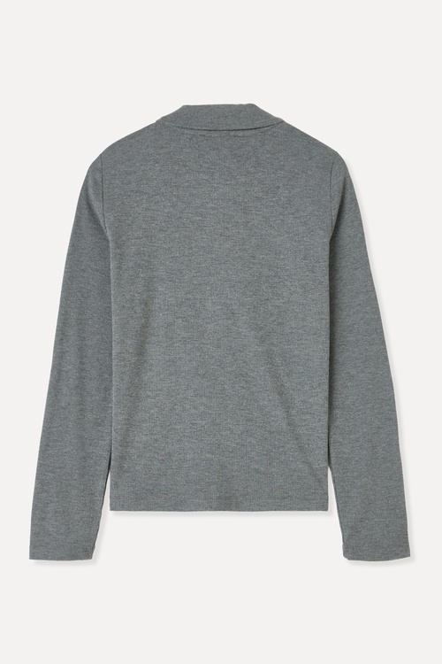  FITTED UZUN KOLLU BLUZ