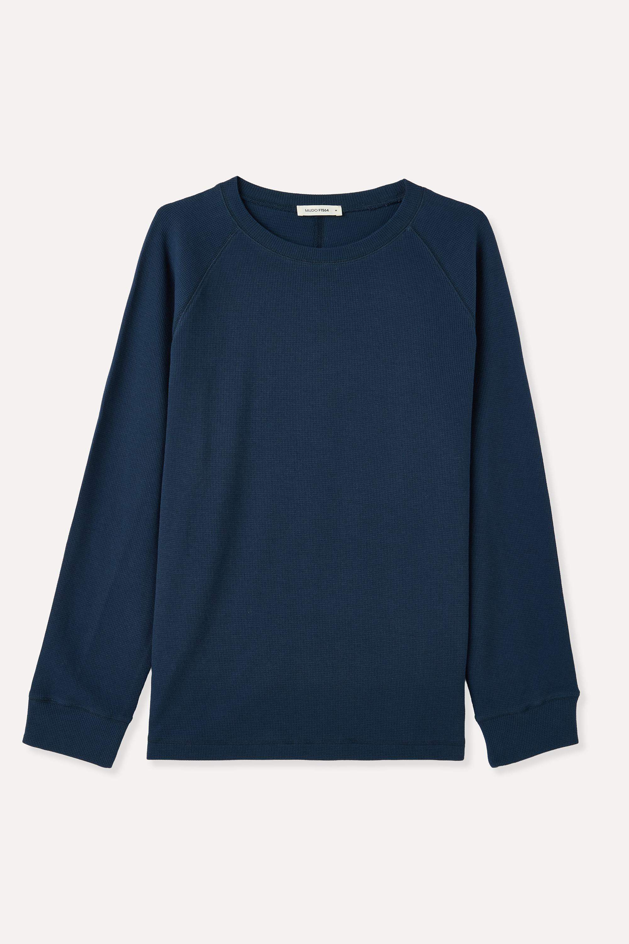 LOOSE FIT DOKULU BİSİKLET YAKA SWEATSHIRT