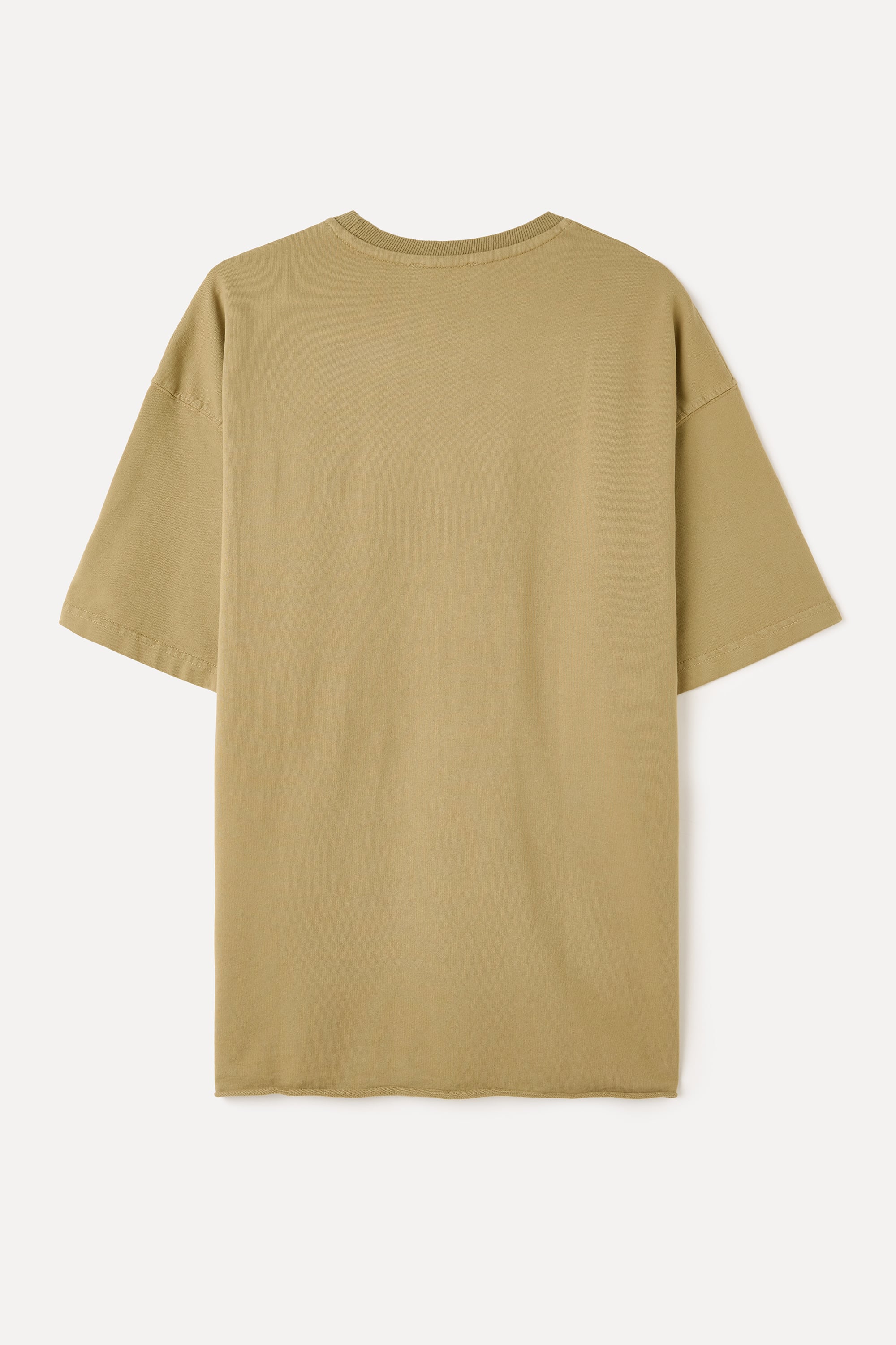 LOOSE FIT BİSİKLET YAKA T-SHIRT