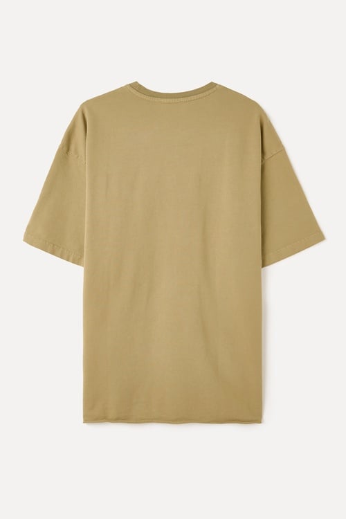 LOOSE FIT BİSİKLET YAKA T-SHIRT