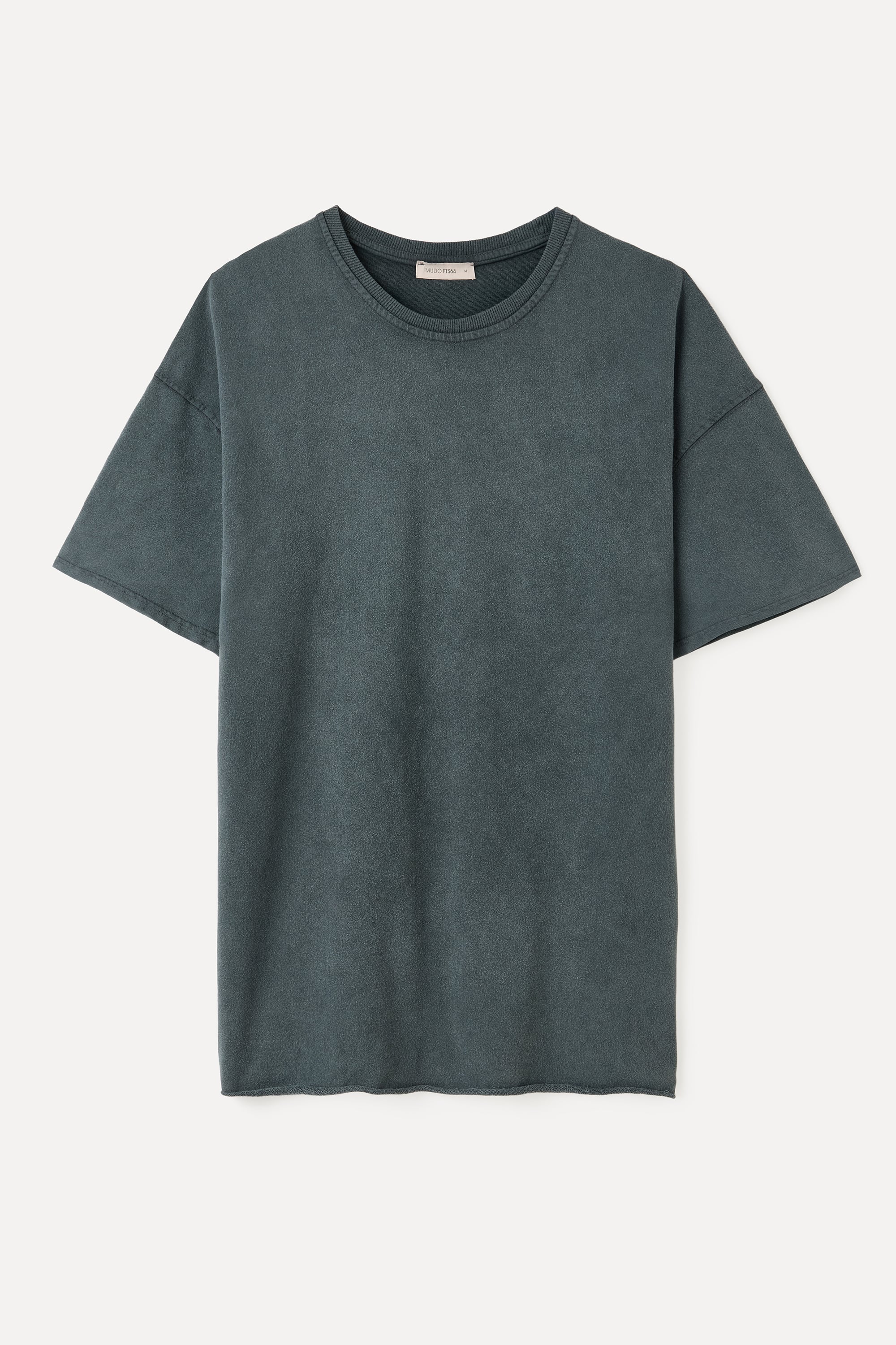 LOOSE FIT BİSİKLET YAKA T-SHIRT