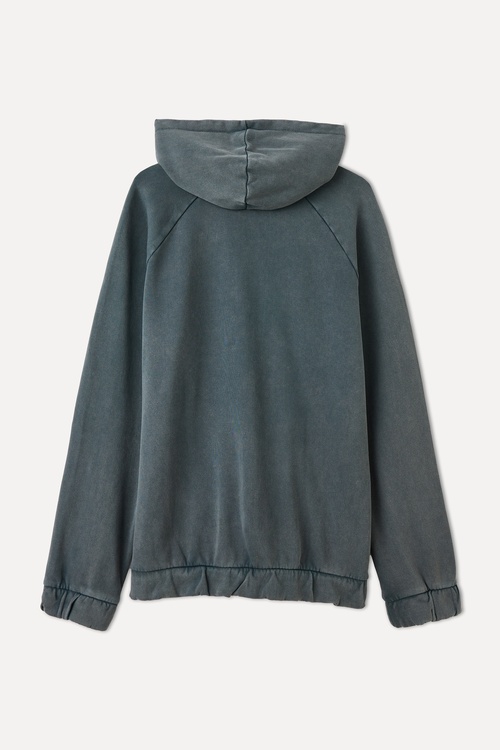  LOOSE FIT FERMUARLI KAPÜŞONLU SWEATSHIRT